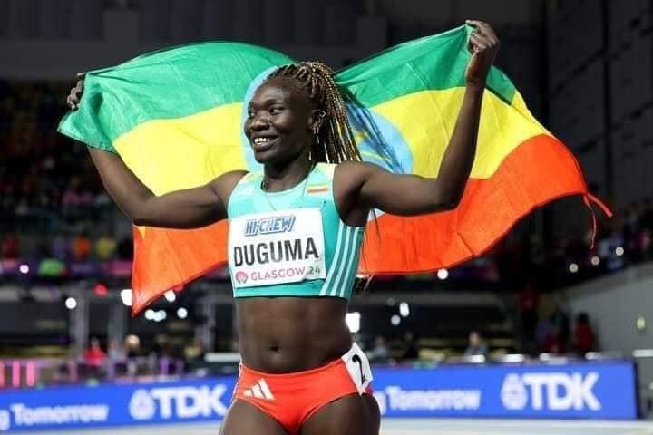 Tsige Duguma  _ women's 800 meters _ Glasgow 